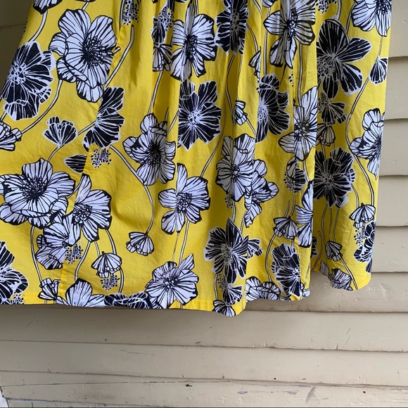 ROBBIE BEE yellow cotton sleeveless dress - Picture 4 of 7